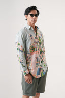 Coastal Canvas Watercolor Shirt