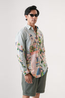 Coastal Canvas Watercolor Shirt