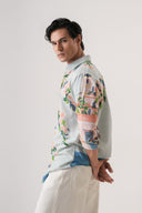 Coastal Canvas Watercolor Shirt