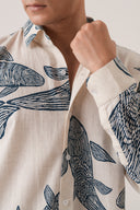 Ocean Etch Printed Shirt