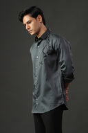 Pour of Precision Hand Embroidered Shirt