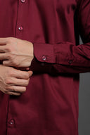 Crimson Dynasty Silken Fluid
Shirt