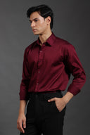 Crimson Dynasty Silken Fluid
Shirt