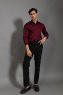 Crimson Dynasty Silken Fluid
Shirt