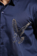 Wings of Precision Hand Embroidered Shirt