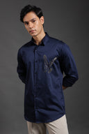 Wings of Precision Hand Embroidered Shirt