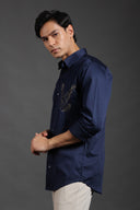 Wings of Precision Hand Embroidered Shirt