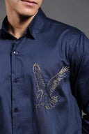 Wings of Precision Hand Embroidered Shirt
