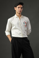 Tipsy Threads Hand Embroidered Shirt