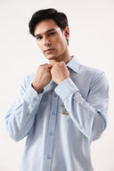 Coastal Calm Embroidered Shirt