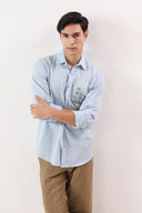 Coastal Calm Embroidered Shirt