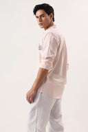 Rose Drift Embroidered Shirt
