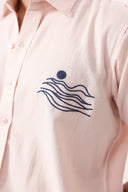 Rose Drift Embroidered Shirt