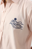 Rose Drift Embroidered Shirt