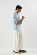 Azure Nomad Embroidered Shirt