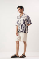 Paris Manuscript Oversized Shirt