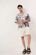 Paris Manuscript Oversized Shirt